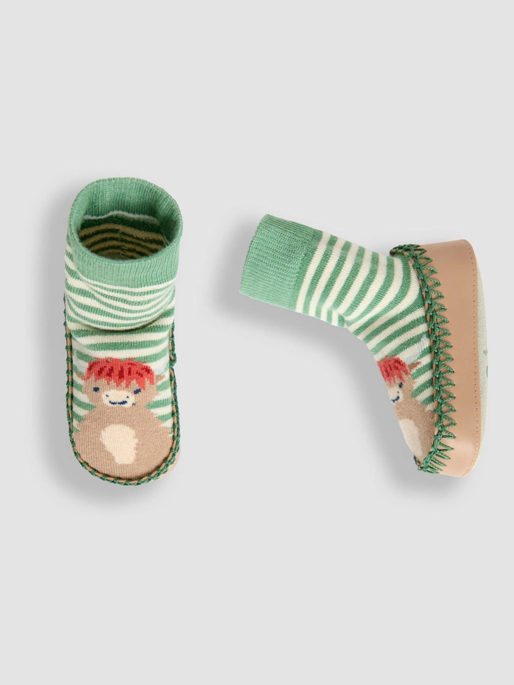Jojo Maman Bébé moccasin pantoffelsokken