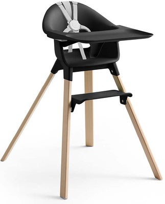 Stokke Clikk™ Høystol inkl. Oppbevaringsveske, Black Natural