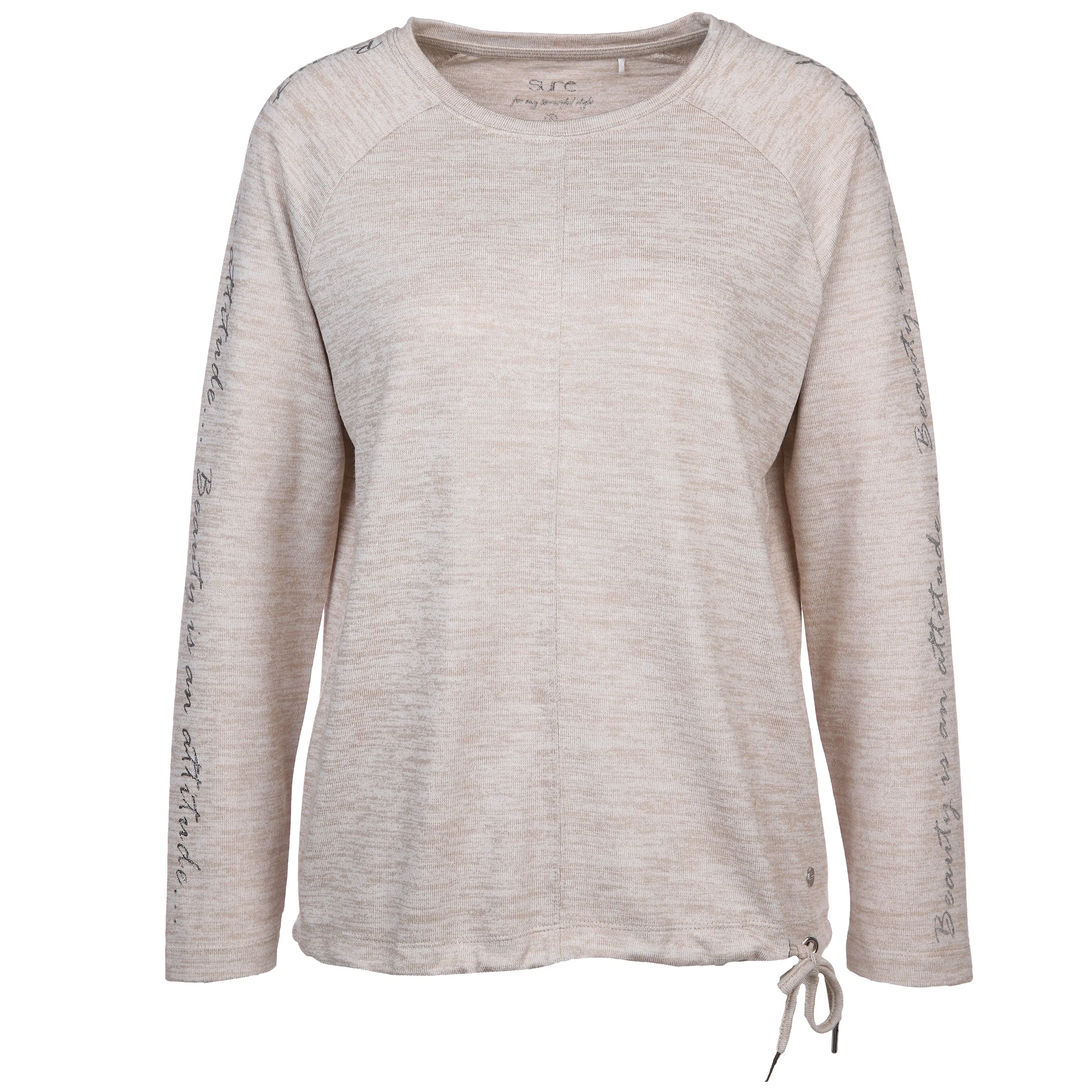 Damen Langarmshirt mit Glitzereffekten
