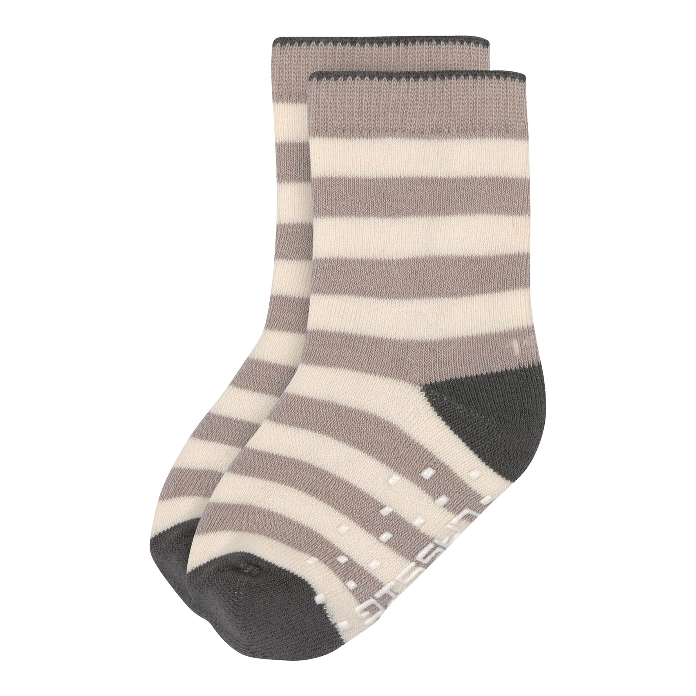 Lässig 2er-Pack ABS-Socken taupe/grau