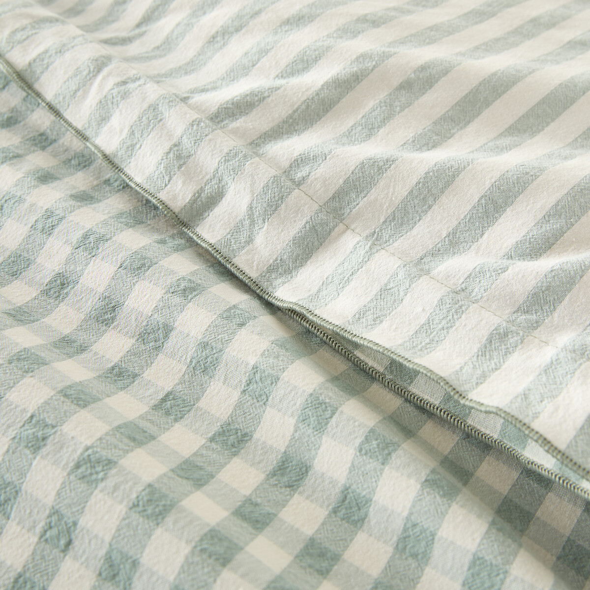 LA REDOUTE INTERIEURS<br>Capa de edredão Seersucker, Cottage