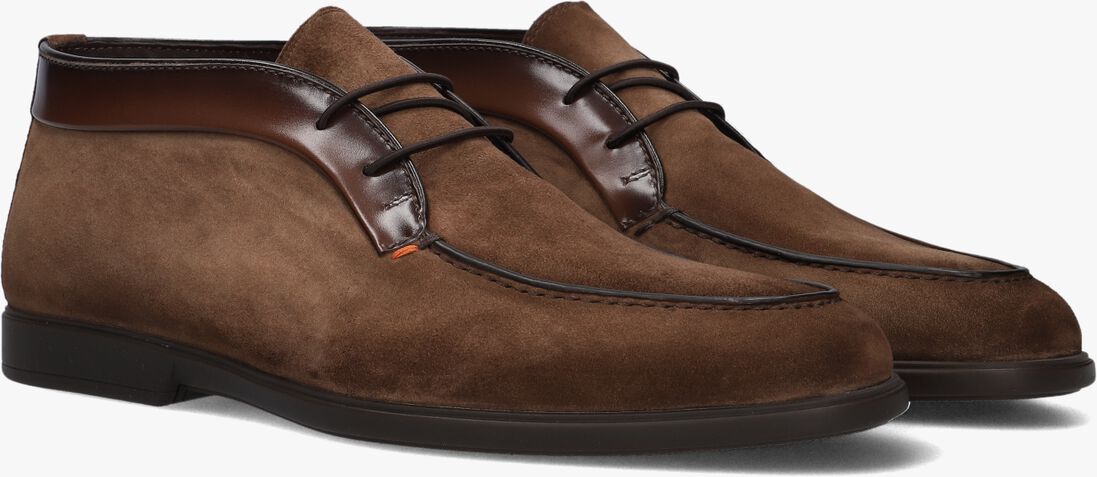 bruine santoni veterschoenen 19156