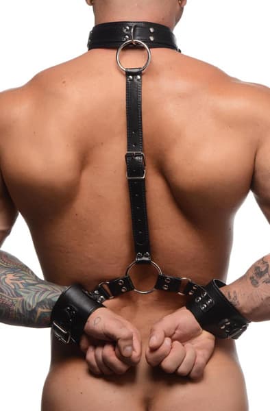 Strict Collar with Cuffs Restraint Set