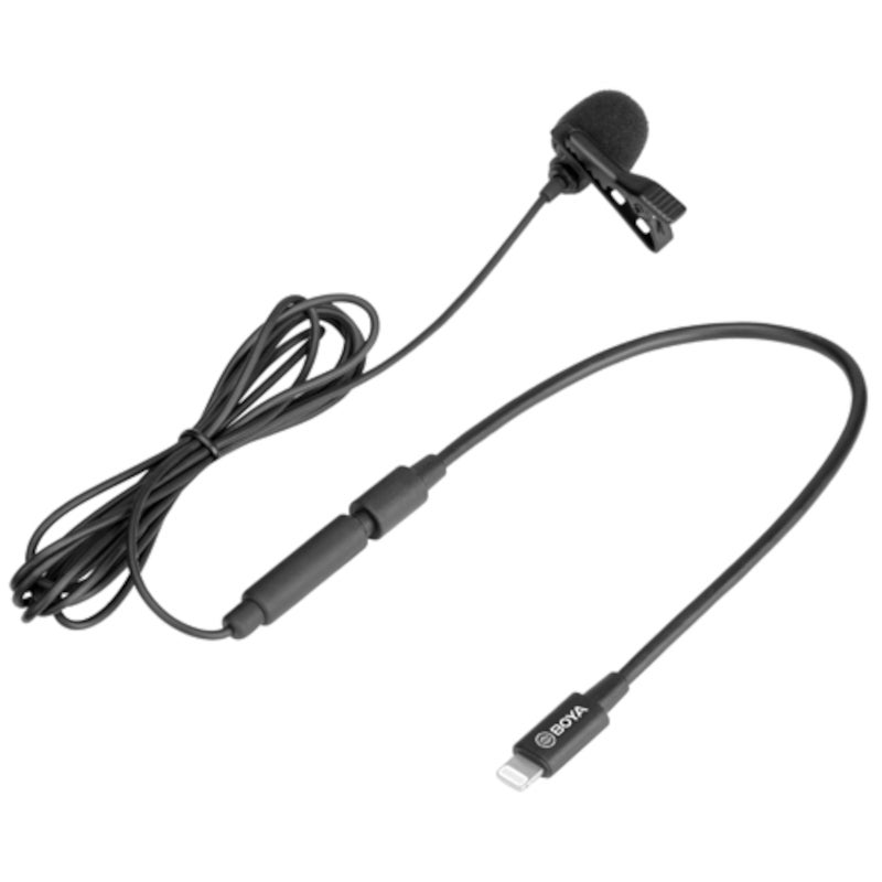 Boya BY-M2 lavalier microfoon voor iOS