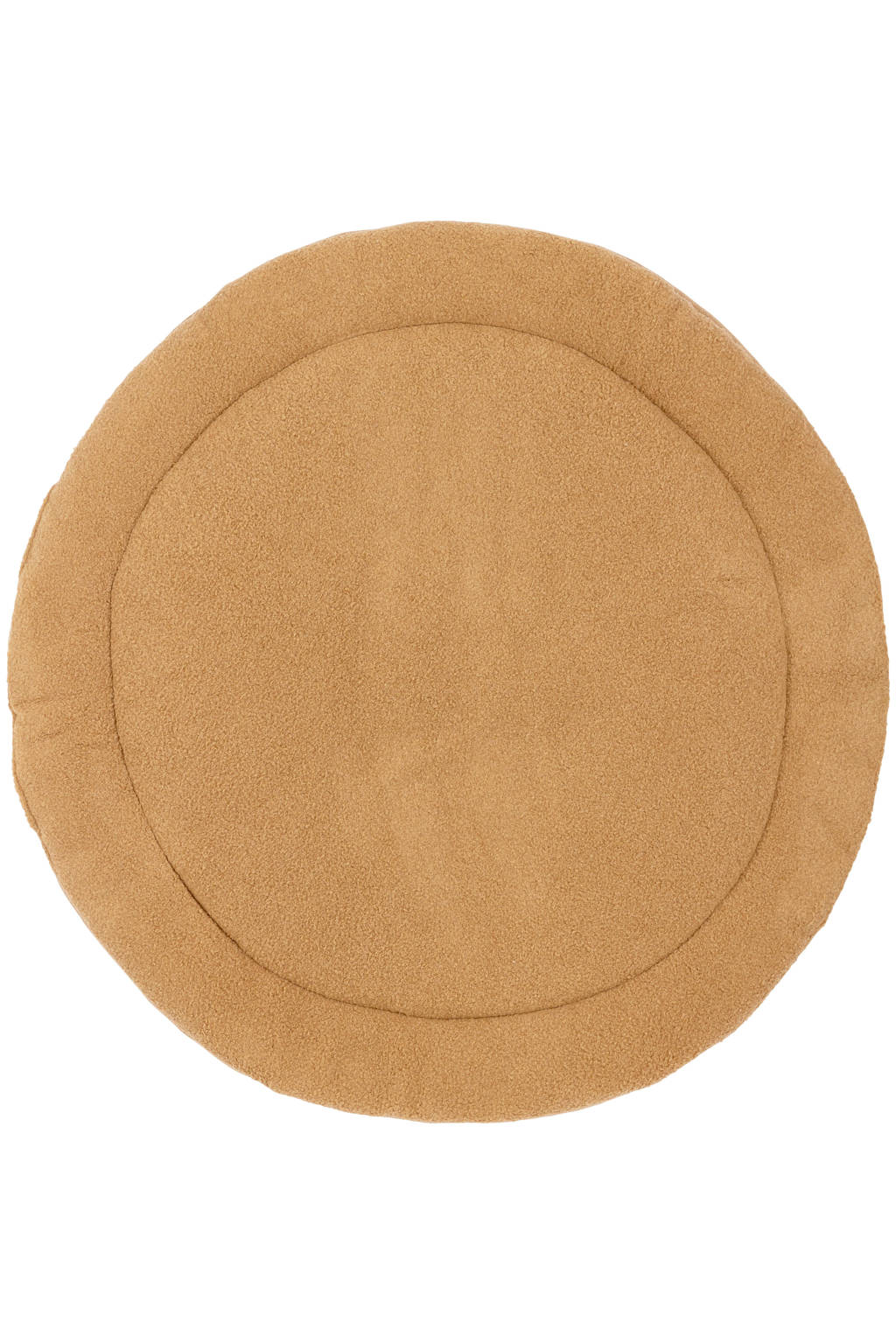 boxkleed Rond Bouclé Uni Ø95 cm Toffee