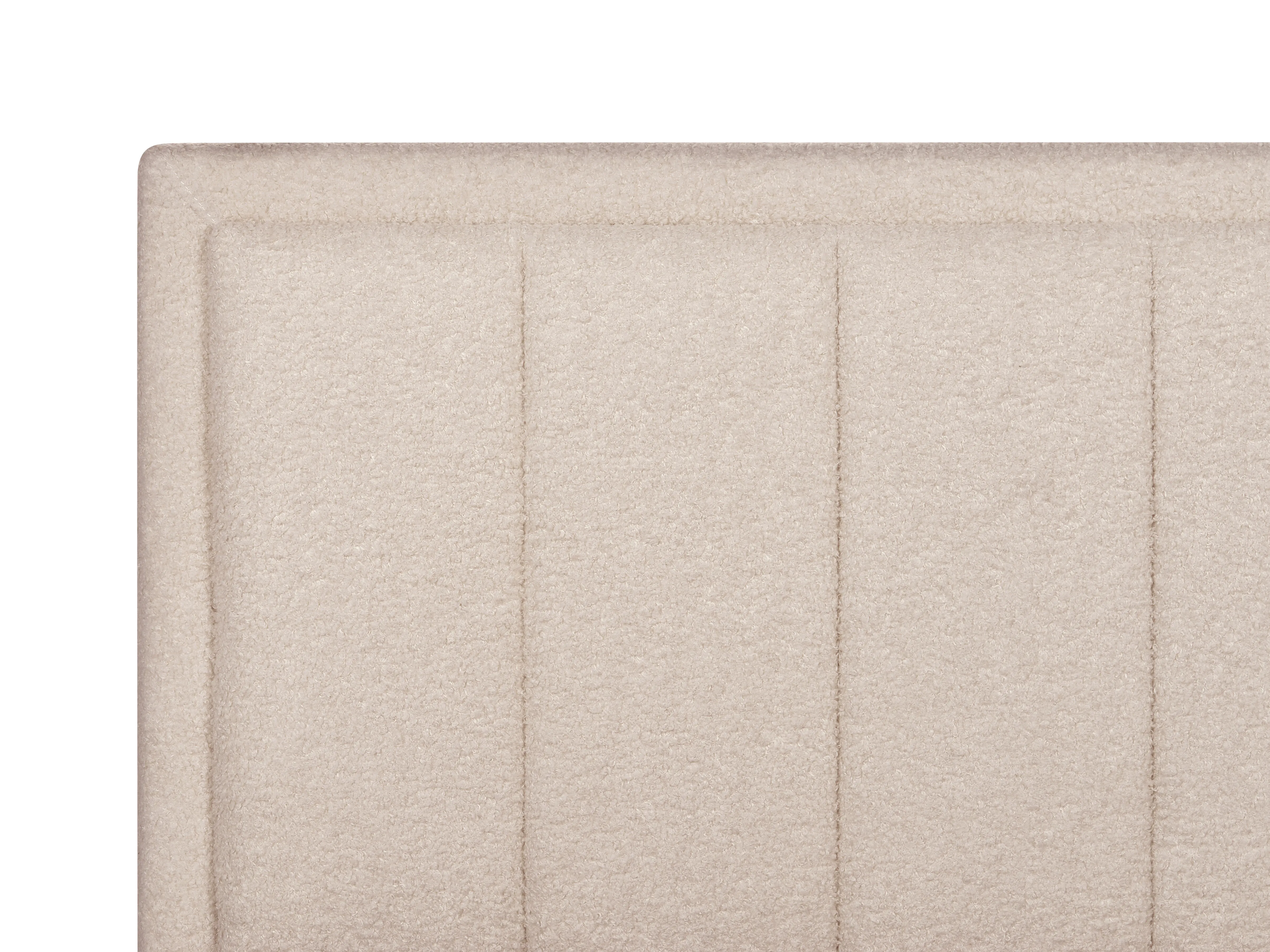 Bed met opbergruimte Bouclé MONTLAUR 140 x 200 cm Beige