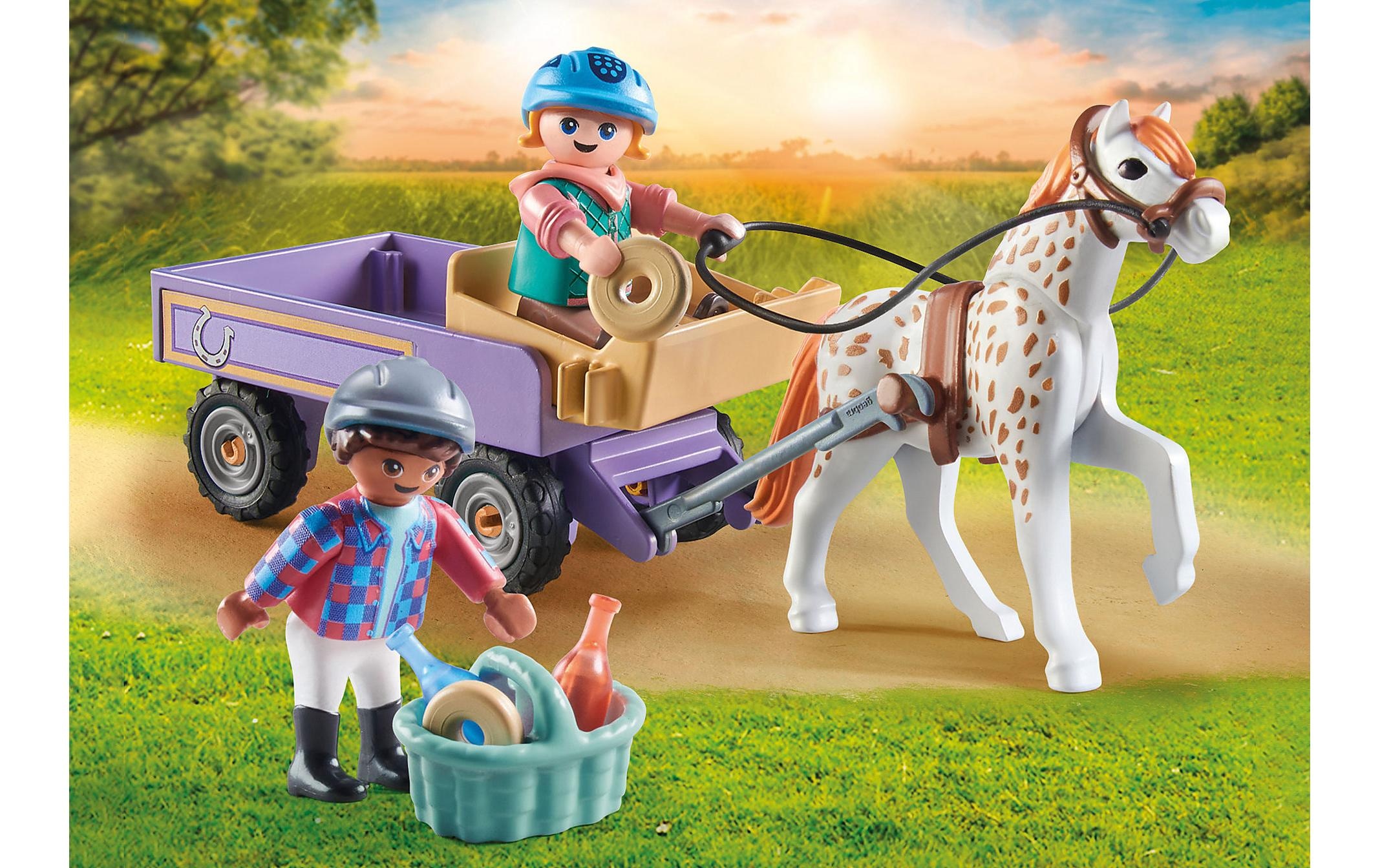 Playmobil® Spielbausteine »Horses of Waterfall Ponykutsche 71496«
