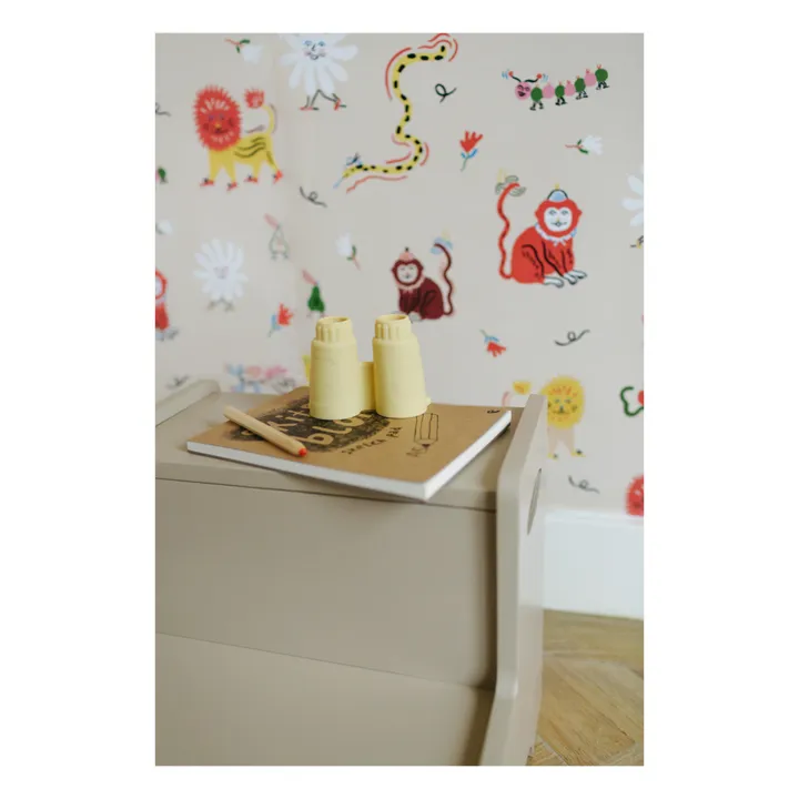 Nofred Papier-peint Monkey Fun - Marie Assénat x Nofred | Beige