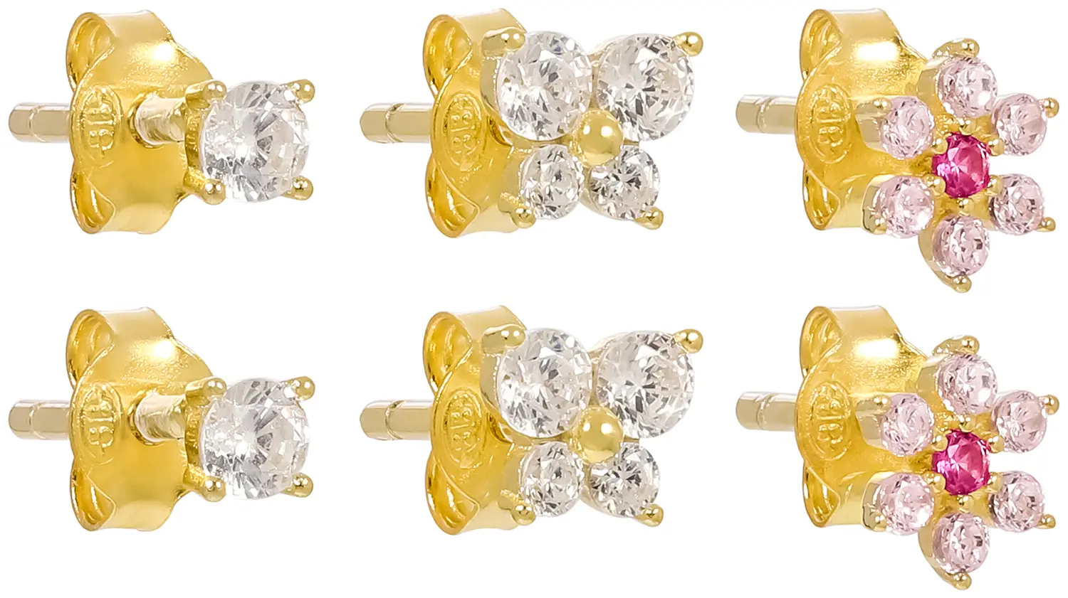 Ohrstecker-Set - Floral Cuties