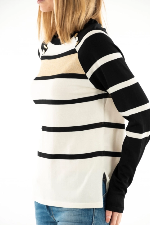 Pull léger lola casademunt ls2411005 2n0 negro-crudo
