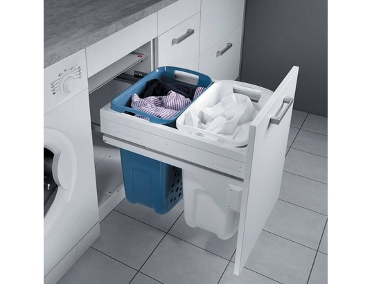 MSA - Panier à linge coulissant Systéme paniers à linge 2x33L