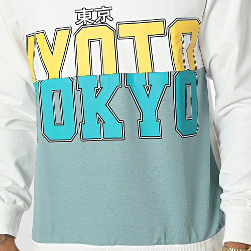 Sweat Crewneck GK-1065 Blanc