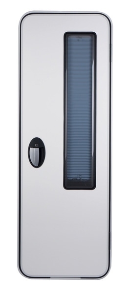 Reisemobil-Aufbautür - Außen weiß - 620 x 1940 mm