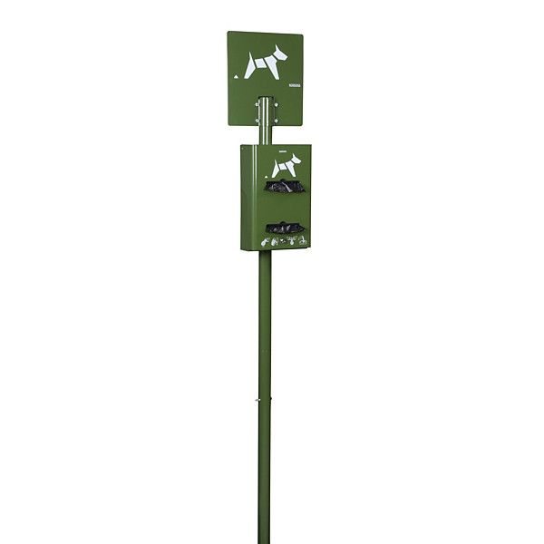 ROSSIGNOL Borne sur poteau hygeca - 2 rouleaux  - vert olive
