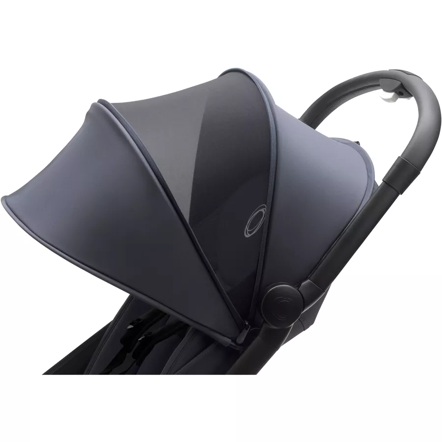 bugaboo Buggy Butterfly Complete BlackStormy Blue inklusive Bauchbügel