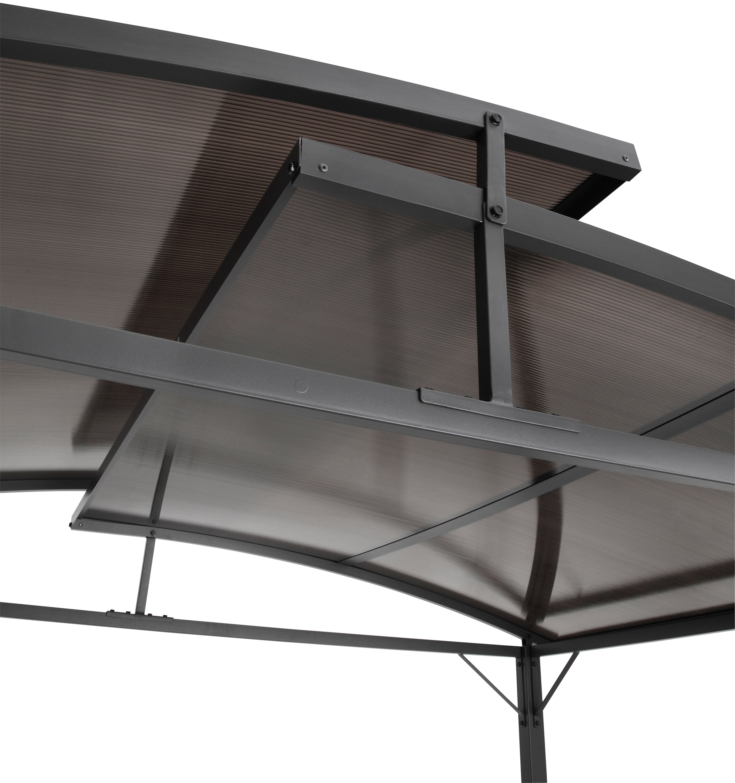 KONIFERA Grillpavillon »Roma« Aussenmasse BxT: 245x150 cm, Stahlgestell, Polycarbonat-Dachplatten