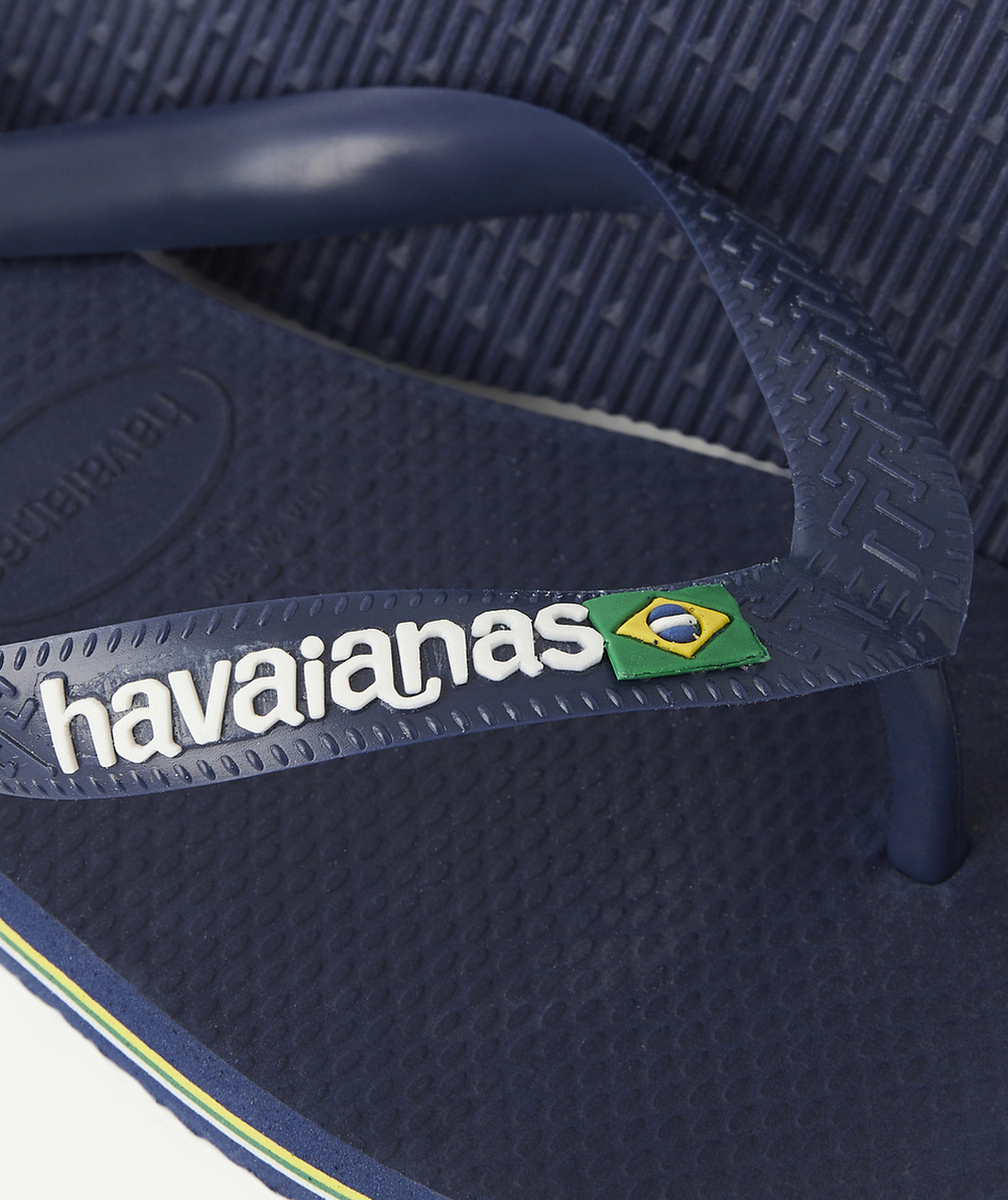 HAVAIANASTONGS GARÇON BLEU MARINE AVEC LOGO BRÉSIL