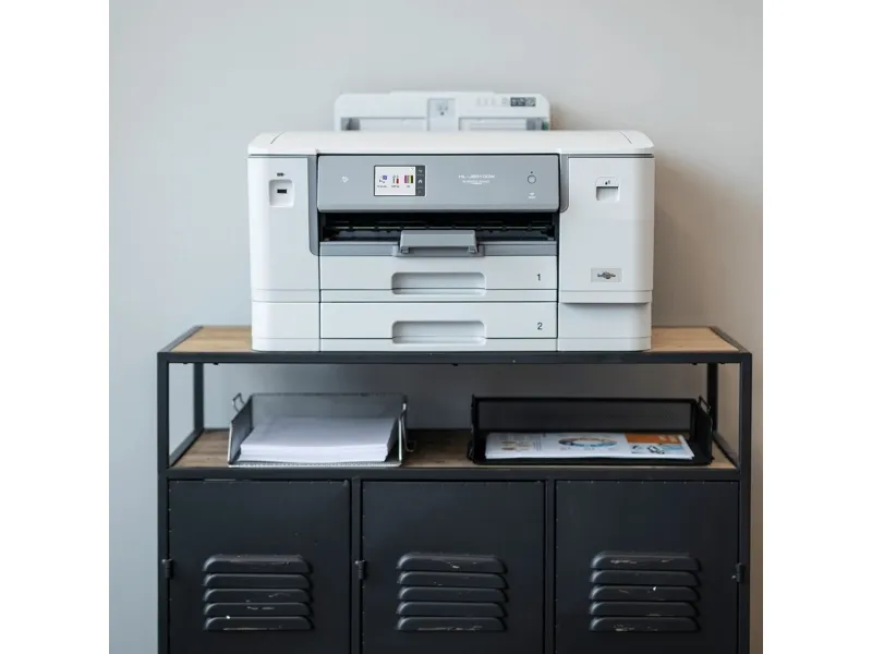 Brother HL-J6010DW - Printer - farve - Duplex - blækprinter - A3/Ledger - 1200 x 4800 dpi - op til 30 spm (mono) / op til 30 spm (farve) - kapacitet: 600 ark - USB 2.0, LAN, Wi-Fi(n), USB 2.0 vært, NFC
