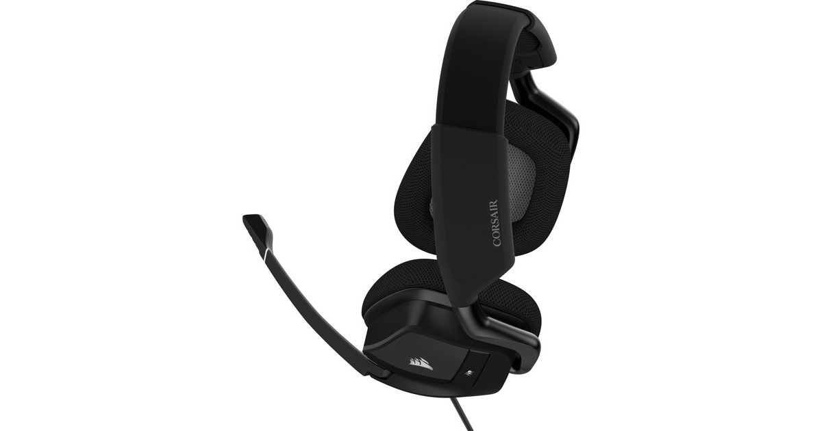 CorsairVOID RGB ELITE USB over-ear gaming headset  (Zwart/carbon, RGB verlichting, met 7.1-surroundsound)