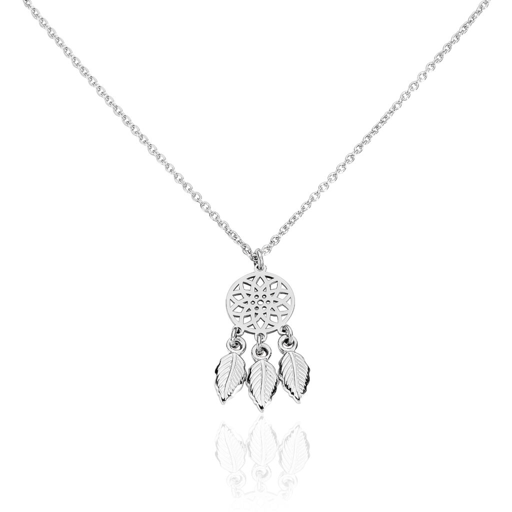 Collier Ida Argent Blanc