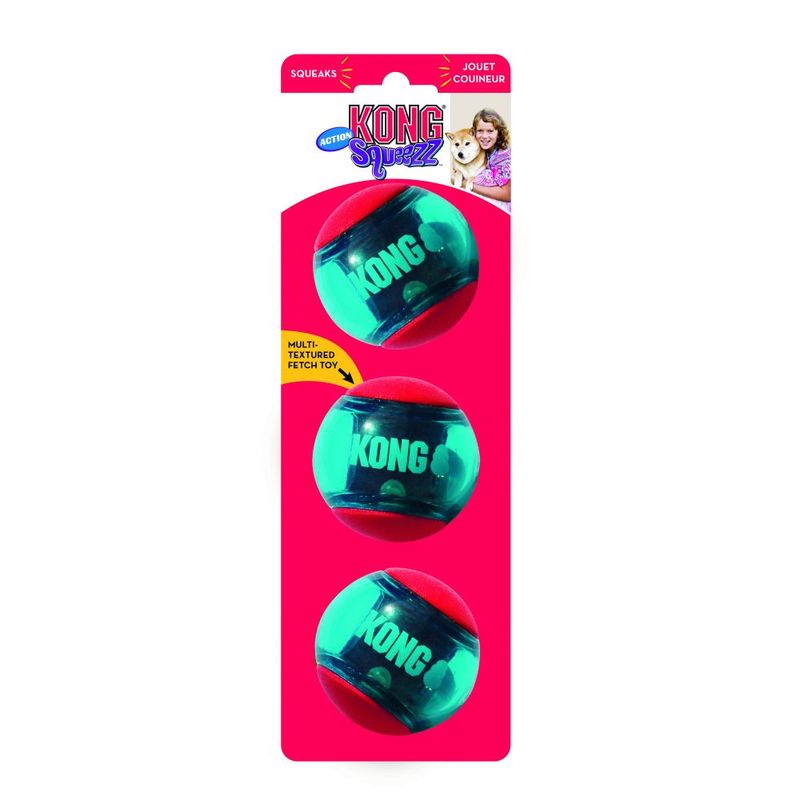 Balle KONG Squeezz Action