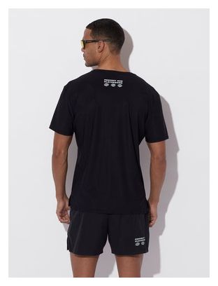 Maillot manches courtes Running Circle Legend Noir