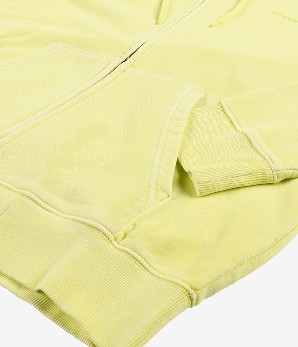 Carhartt WIP Duster Script Zip-Hoodie (arctic lime garment dyed)