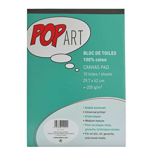 pébéo POP ART Leinenmalblock