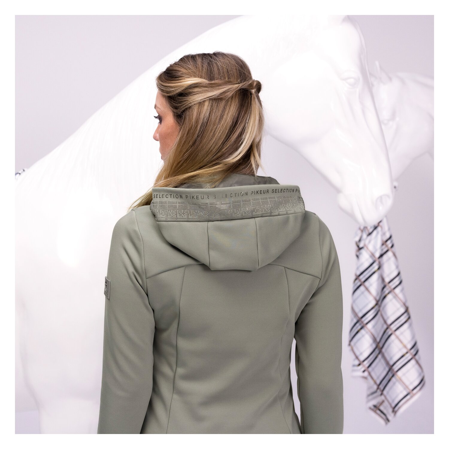 PIKEUR SELECTION Fleecejacke  - foggy green - 46