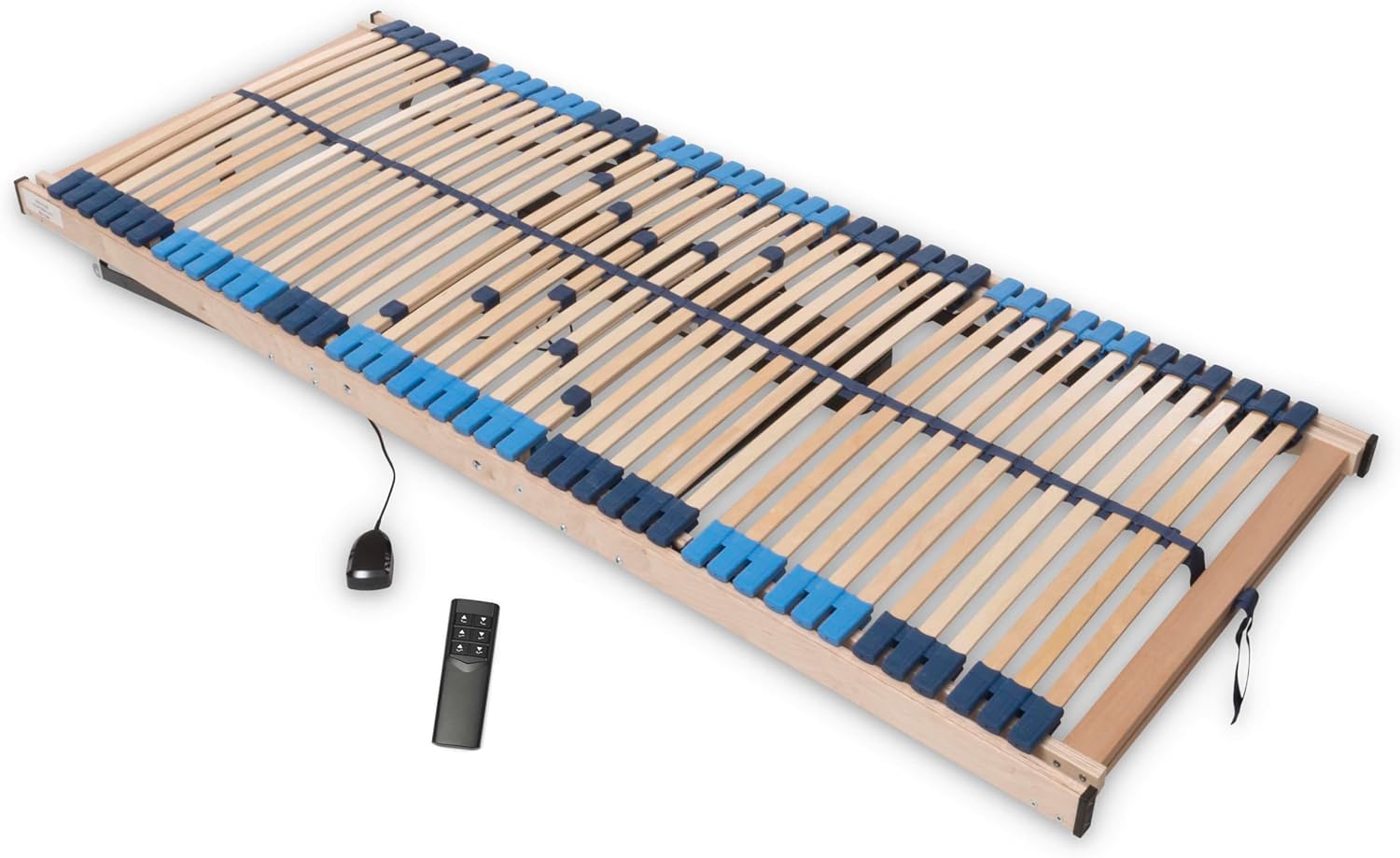 Betten-ABC Superflex Elektro, 7 Zonen Lattenrost mit elektrischer Kopf und Fußteilverstellung, 90 x 200 cm