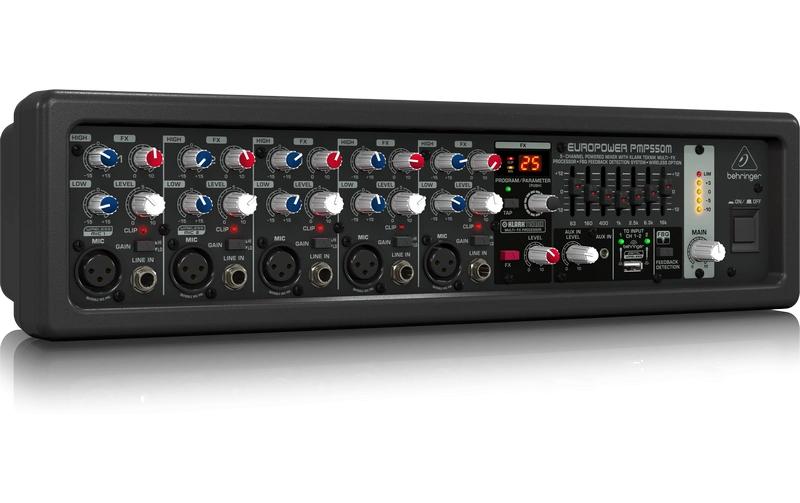 Mischpult PMP550M<br>500-Watt-5-Kanal-Power-Mixer mit Multi-FX-Prozessor