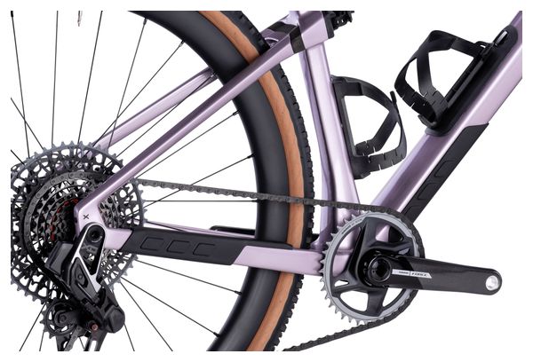 Vélo de Gravel BMC URS 01 LT One Sram Force eTap AXS / GX Eagle AXS 12V 700 mm Violet Pearl 2024