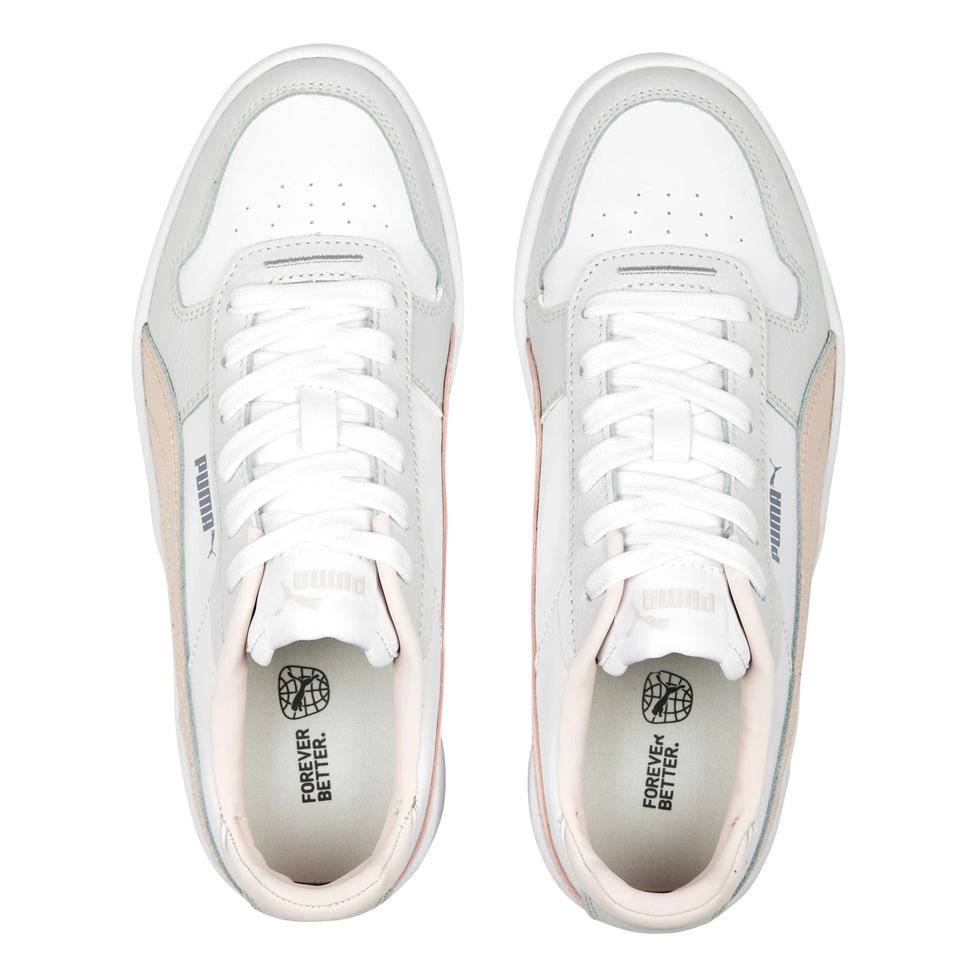 Basket plate cuir carina street | Blanc