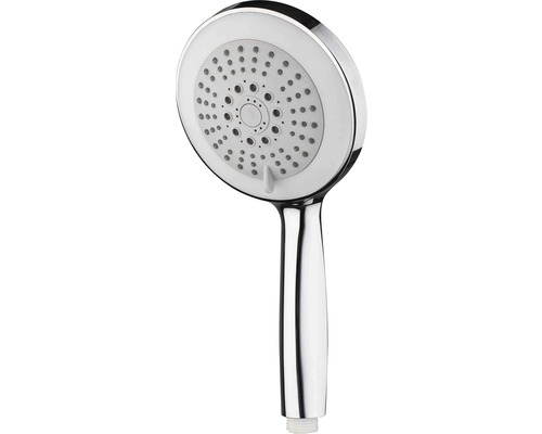 Basano Marsala handdouche, Ø 13 cm, met LED-verlichting, 3 verstelbare straalsoorten, chroom