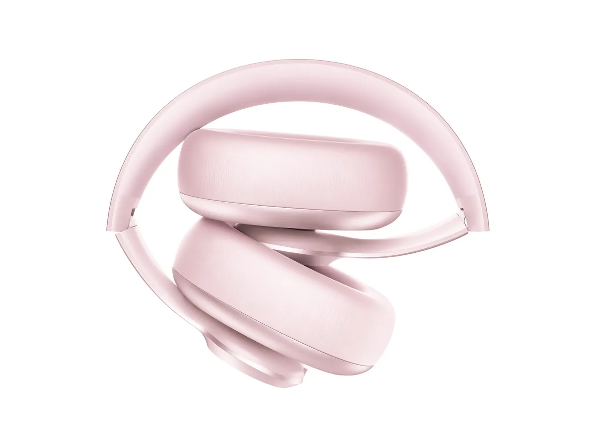 Clam Ace 2 Bluetooth 6.0 Kopfhörer Over-Ear Headset mit Adaptive Hybrid ANC (3HP4310PP) - Pastel Pink