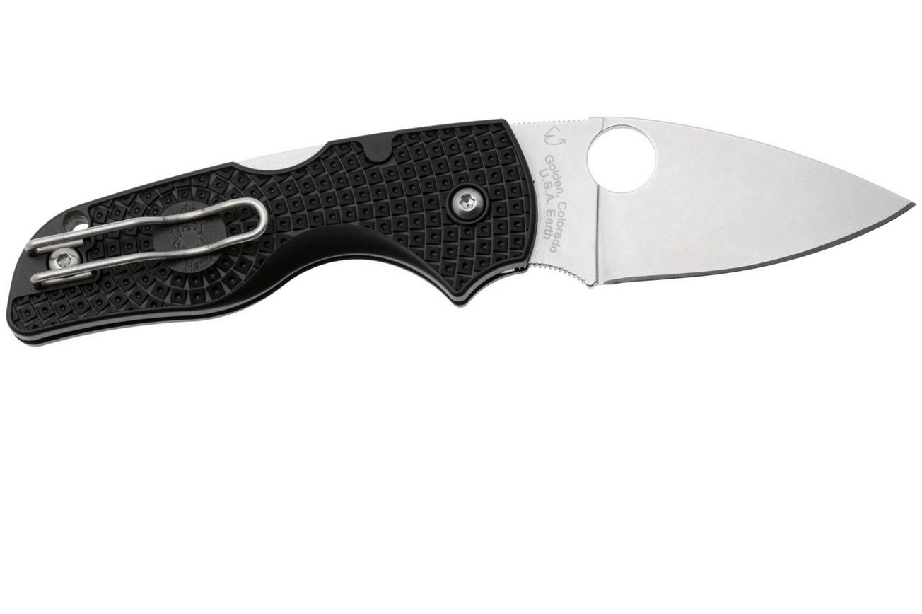 Spyderco Lil’ Native Lightweight Backlock C230PBK Black FRN, zakmes