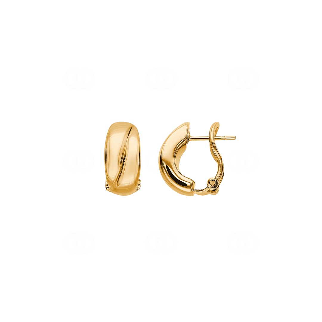 Ohrringe 750/18 K Gelbgold galvanisiert