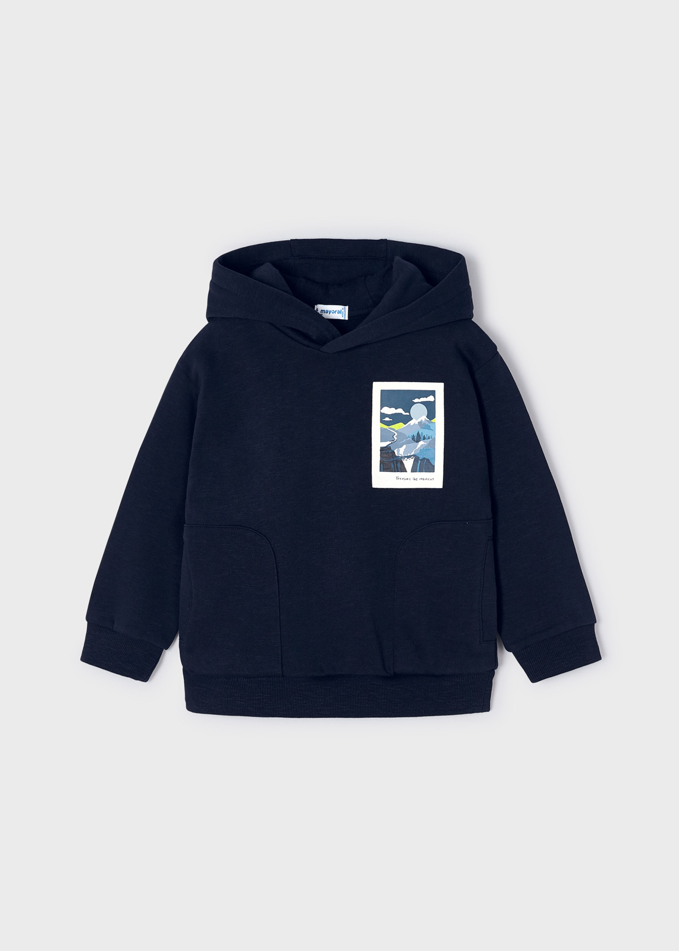 Moletom infantil Better Cotton com estampa nas costas