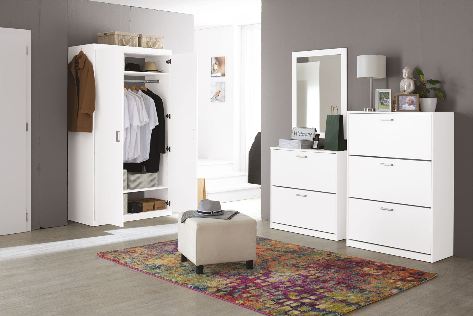 Schuhschrank Mega Typ 94 B/HT 87,1/124/36,5 cm