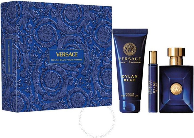 Versace - Dylan Blue - Geurset - 100 ml EDT - 10 ml EDT - 150 ml Douchegel