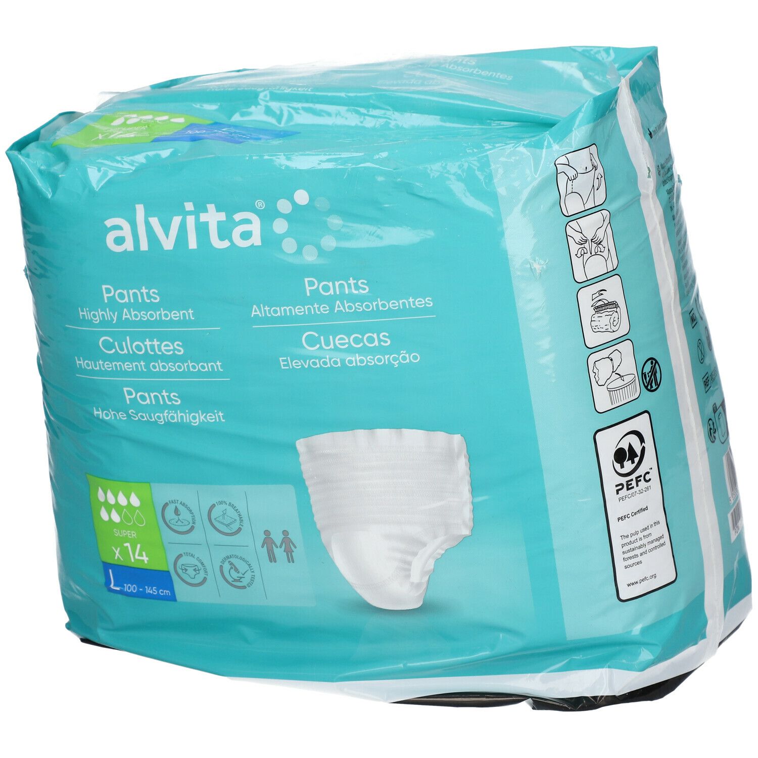 alvita® Inkontinenz Pants Super Large Tag