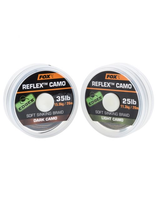 Fox Edges Reflex Sinking Light Camo 15lbx20m - Onderlijn- & leadermateriaal - 20 m 15 lb