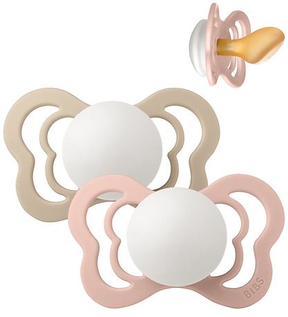 BIBS Couture Leuchtende Schnuller - Gr. 2 - 2er-Pack - Anatomisc