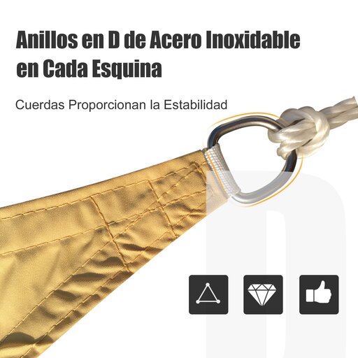 Outsunny Toldo Tela Arena 3x4m