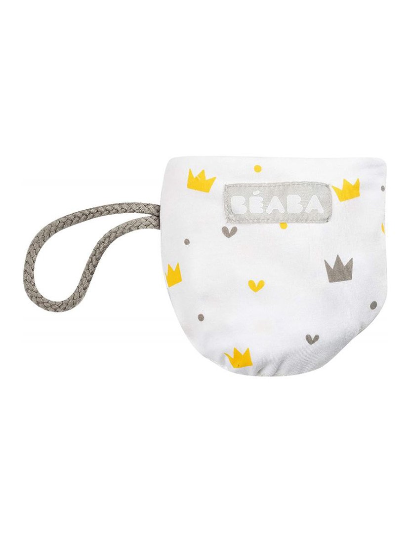 Cotton Bib with Crowns