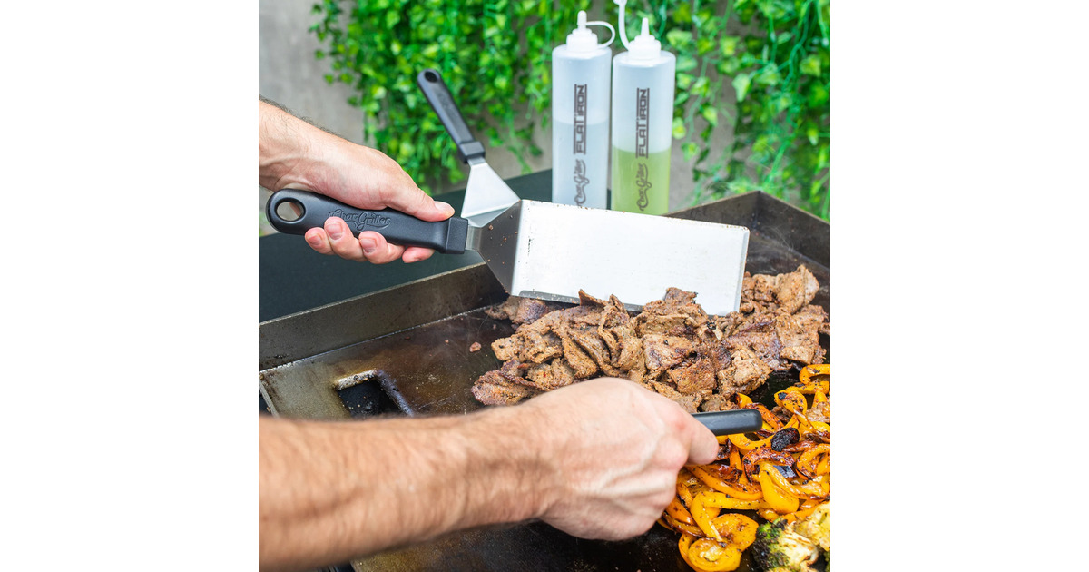 Char-GrillerFlat Iron Bakplaat Starter Kit grillbestek