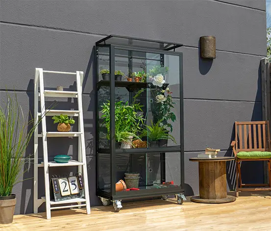 Vitavia Balkongewächshaus »350«, Rollfundament