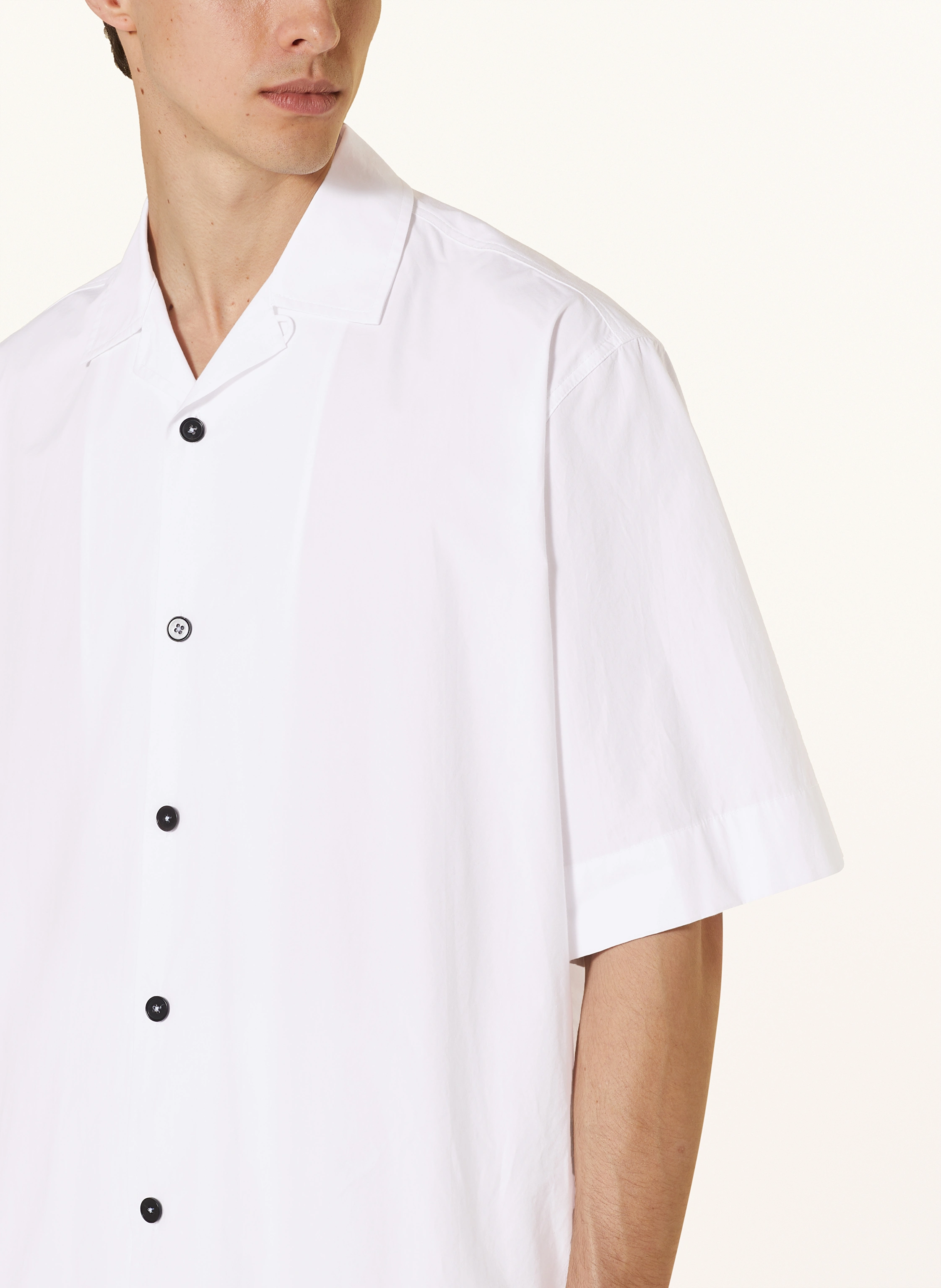 JIL SANDER Kurzarm-Hemd Comfort Fit