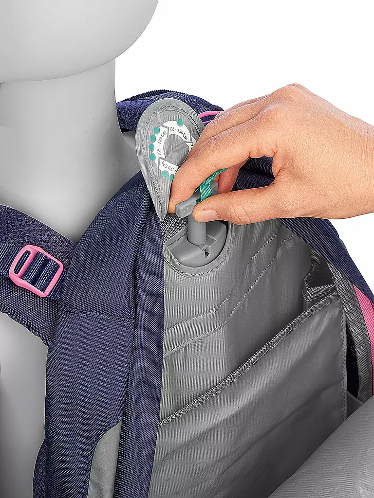 COOCAZOO Schulrucksack MATE Reflective Moons dunkelblau