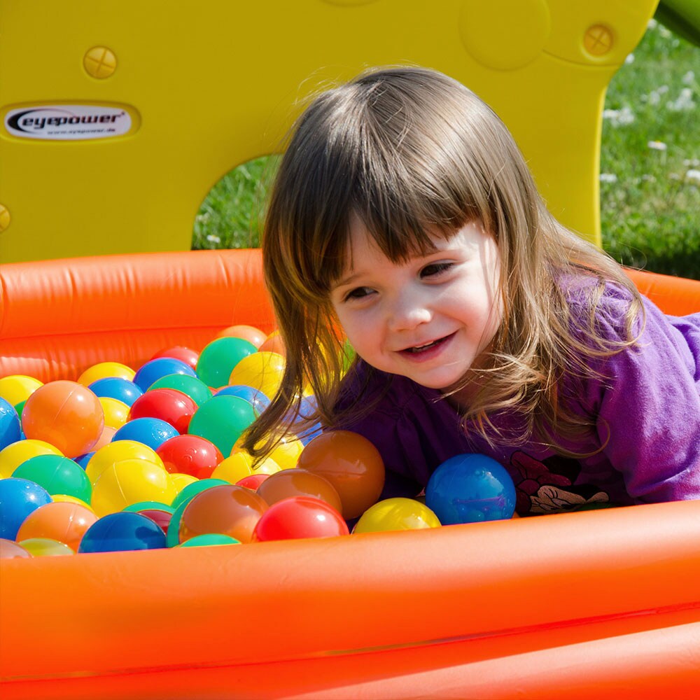 300 bunte Bälle für Bällebad 7cm Babybälle Plastikbälle Baby Spielbälle